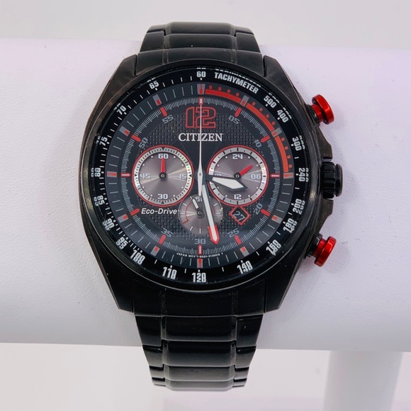 Citizen Other - Mens Citizen Black Stainless Steel Eco Drive Watch